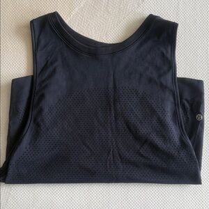 lululemon athletica Navy Perforated Tank Top